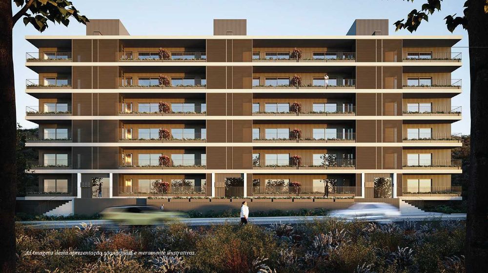 T2 c/ Varanda e Terraço em Construção | Fânzeres | Cedência de Posição
