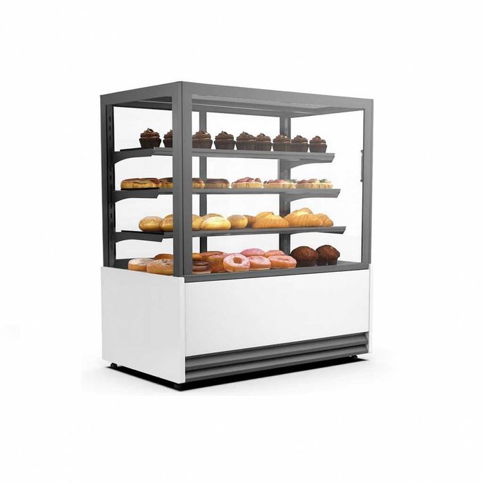 Witryna cukiernicza - [ELLADA 136 CM] 3 półki NOWA!GWARANCJA! OD RĘKI!