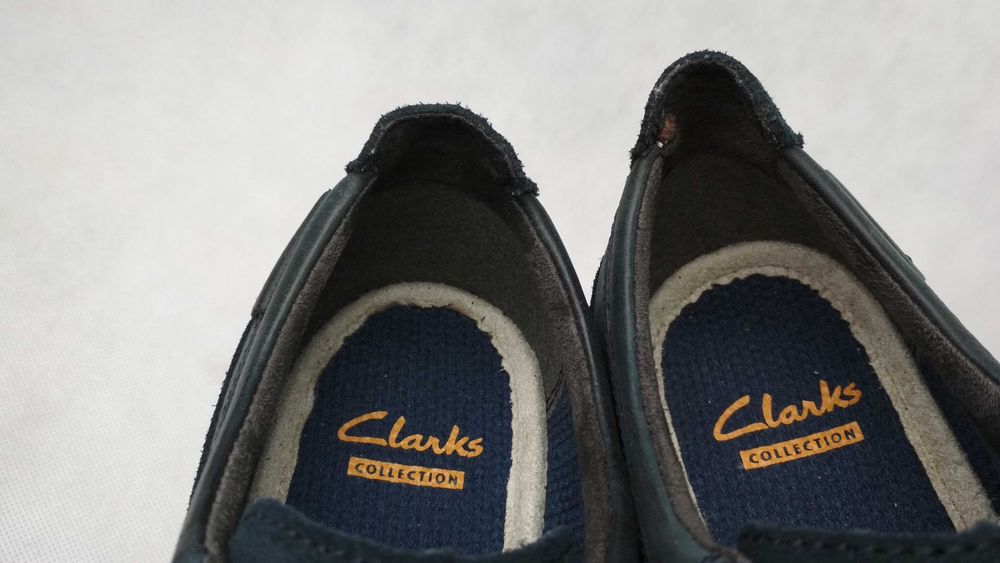 CLARKS Randle Walk Półbuty Buty Codzienne Skórzane Roz. 44