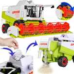 Ogromny Kombajn Zbożowy Traktor Zabawka /Ruchome Elementy\ 73cm