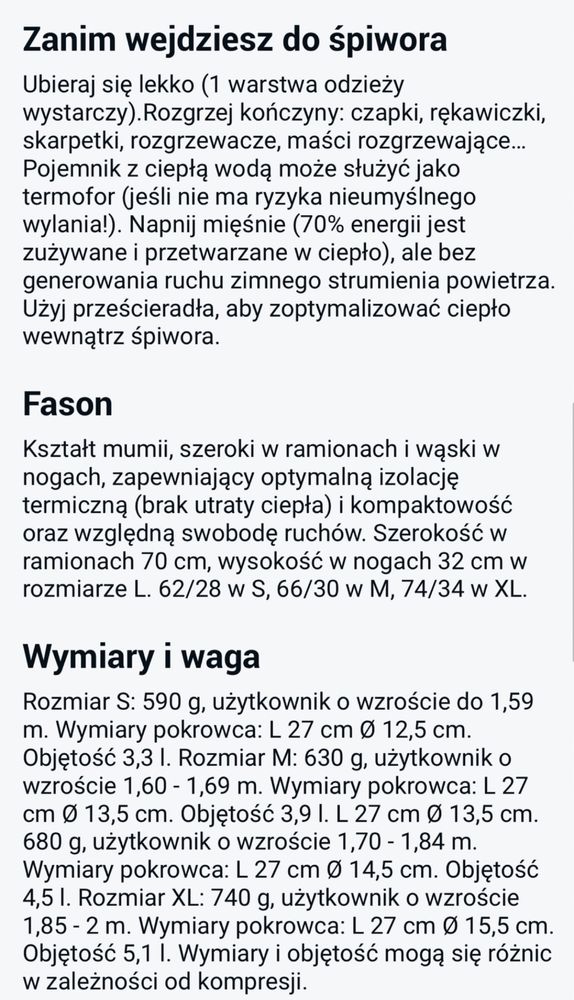 Śpiwór Decatlon