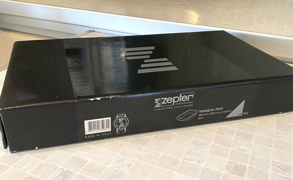 Лазаньера подарочная форма Цептер Zepter