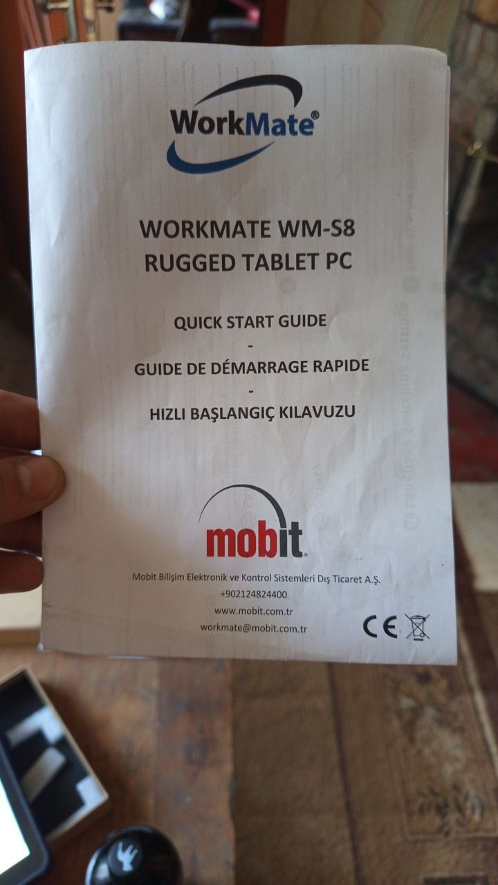 Захищений тактичний планшет WORKMATE WM-S8