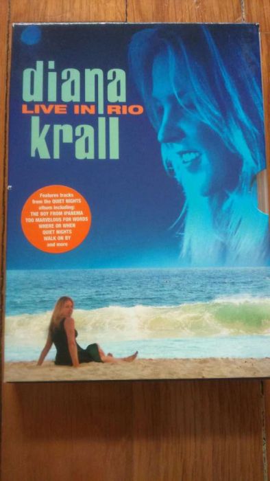 DVD Diana Krall "Live in Rio" - novo