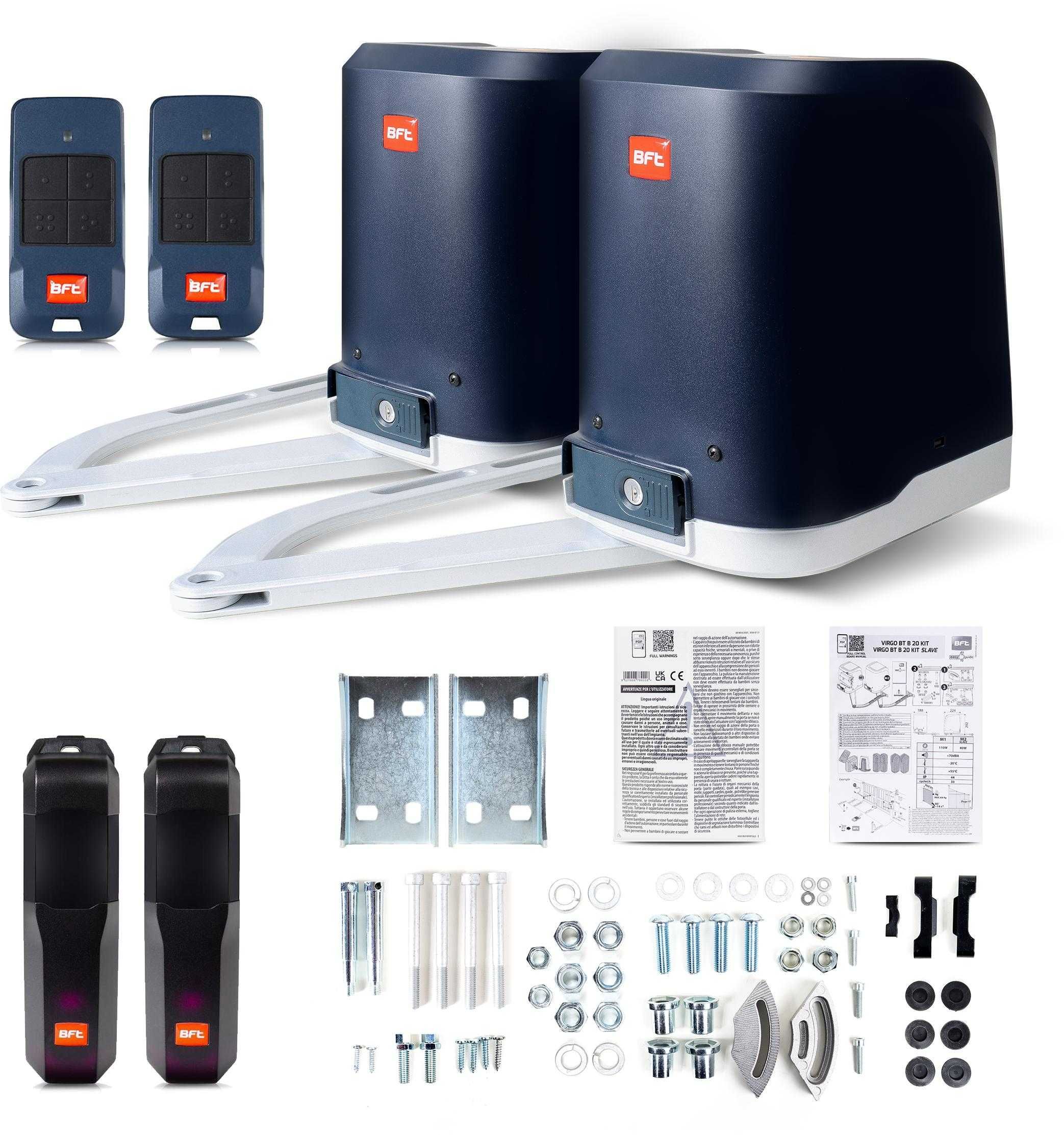 Napęd do bramy skrzydłowej BFT VIRGO SMART BT A 20 KIT
