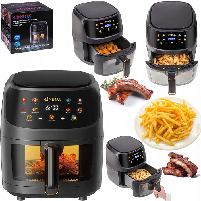 Frytkownica Beztłuszczowa Air Fryer 5L/1400W