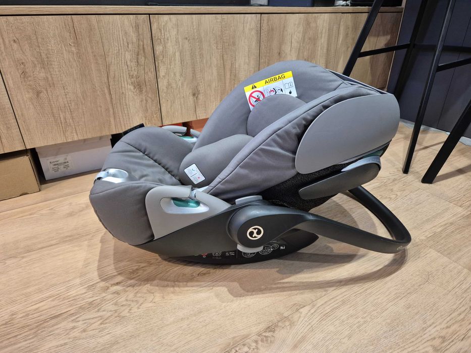Cybex Cloud Z2 i-Size Soho Grey + baza obrotowa, adaptery do wózka