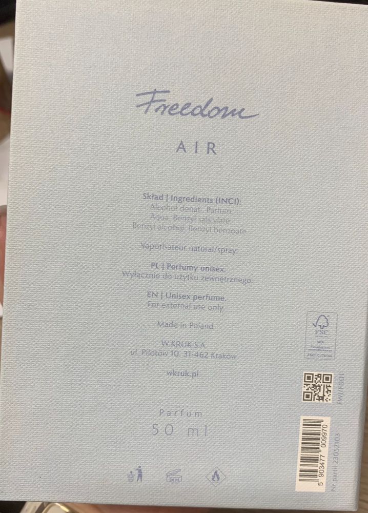 Perfumy Freedom Air W.Kruk