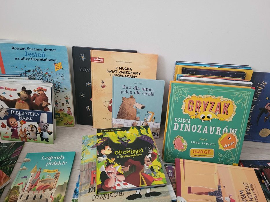 Zestaw książek dla dzieci, ponad 160 tytułów! Od malucha do ucznia