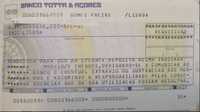 Requisição de Cheques de 1985 do extinto Banco Totta & Açores