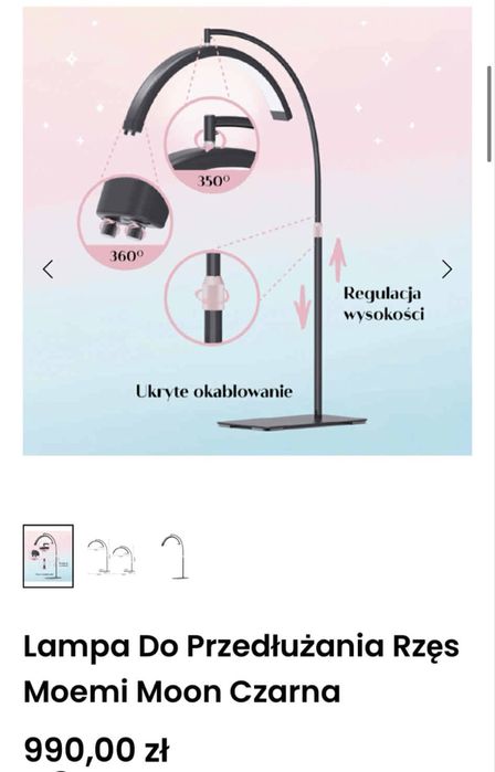 Lampa kosmetyczna MOON