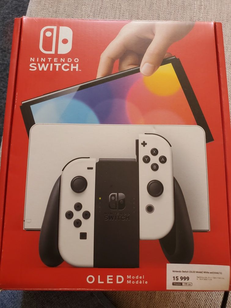 Консоль Nintendo Switch (OLED model) White set