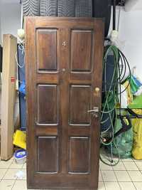 Drzwi 95x215cm drewniane