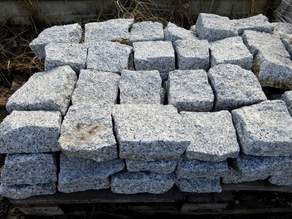 Kostka Granitowa Grys Granitowy GRANIT Ogrodowy Murowy Gabion Kamień