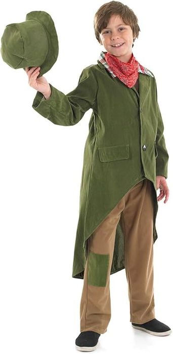 Kostium wiktoriańskiego chłopca (rozmiary S-XL) Rozmiar M 7-9 Lat