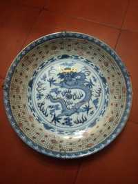 Prato 33cm chinesa antigo