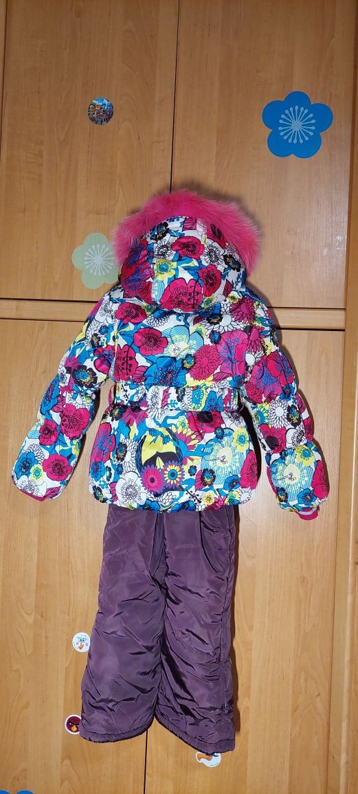 Зимовий комплект 92 куртка + напівкомбінезон Kiko