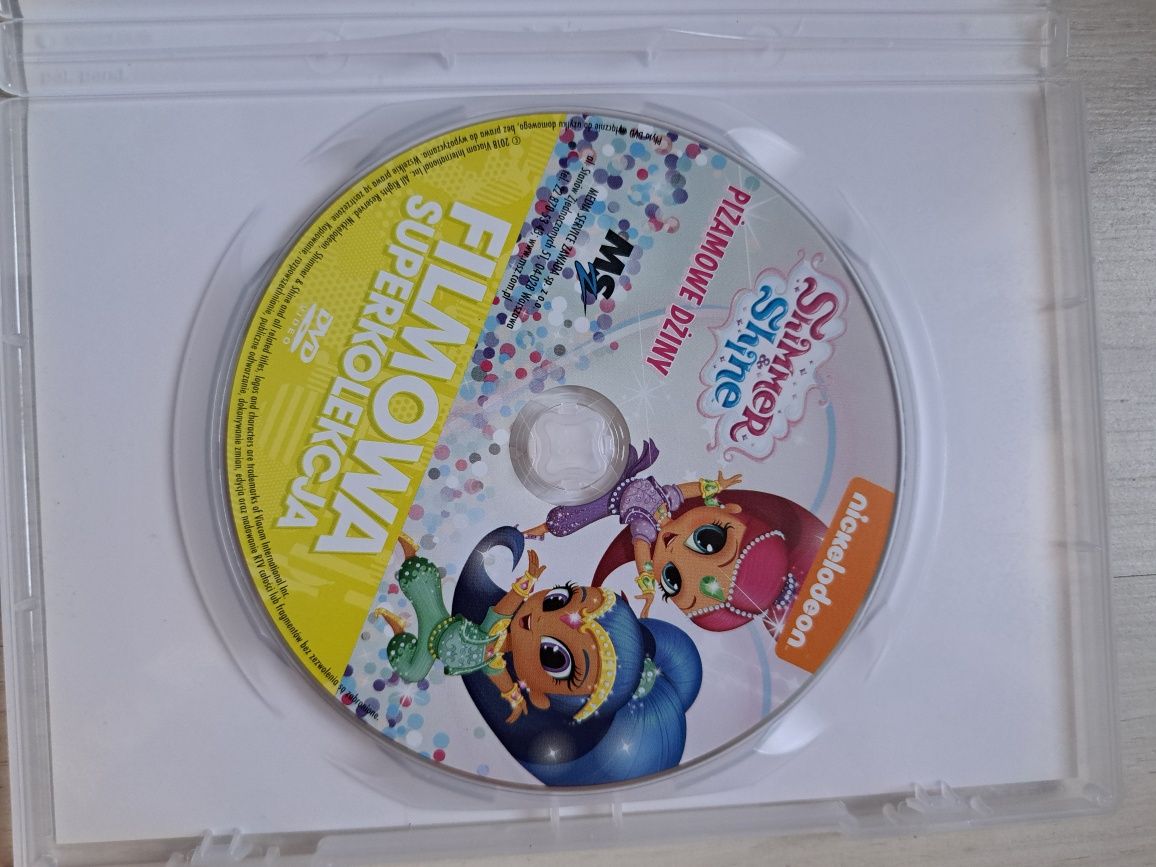 Płyta DVD shimmer and shine piżamowe dżiny