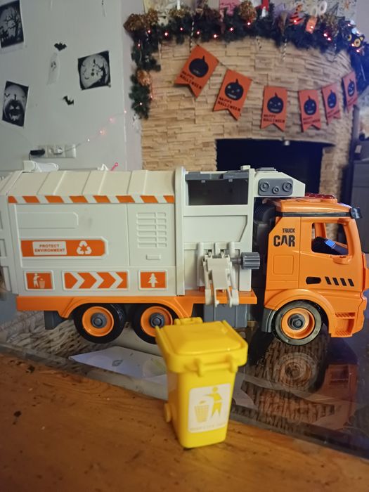 Сміттєвоз розборний світло,звук,елементи лего