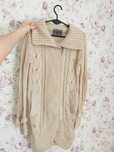 Beżowy długi sweter/kardigan, vero moda, S/36, M, L na suwak
