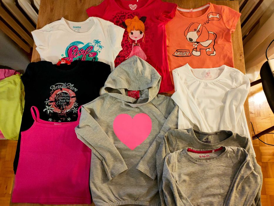 Pakiet ubrań dla dziewczynki w rozm.110-116cm