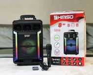 Мp3 Bluetooth колонка валіза,Kimiso QS-627з караоке, з світломузкою