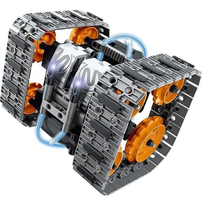 Конструктор STEM на радіокеруванні танк робот-трансформер 4в1