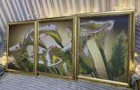 Картина з трьох частин «Кали», вишиті бісером, ручна робота