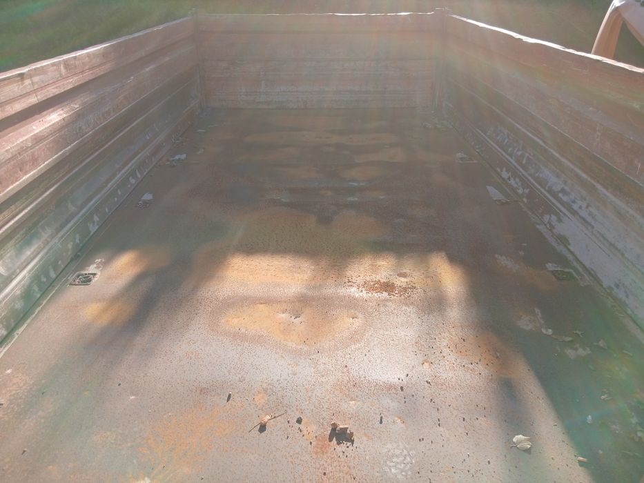 Przyczepa wywrotka tandem 3 strony niska