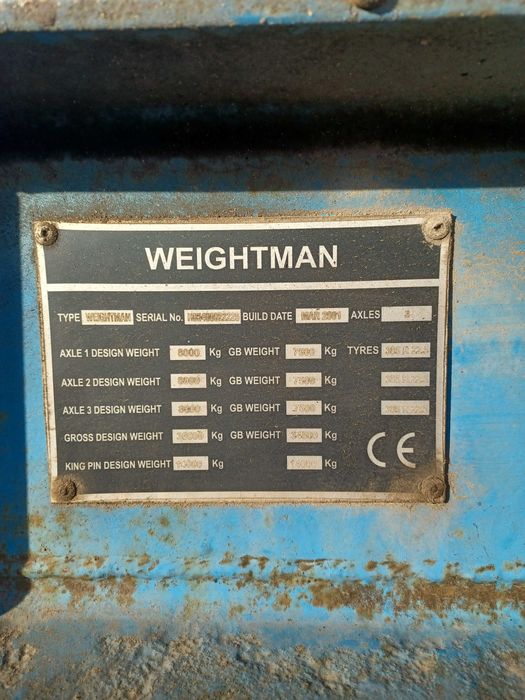 Naczepa wywrotka aluminiowa WEIGHTMAN