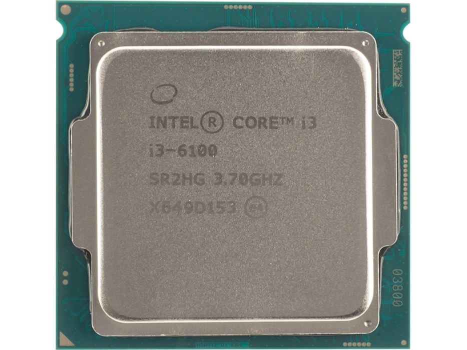 Intel Core i3-6100 2 core (Dual Core) CPU Caixa 3.70 GHz