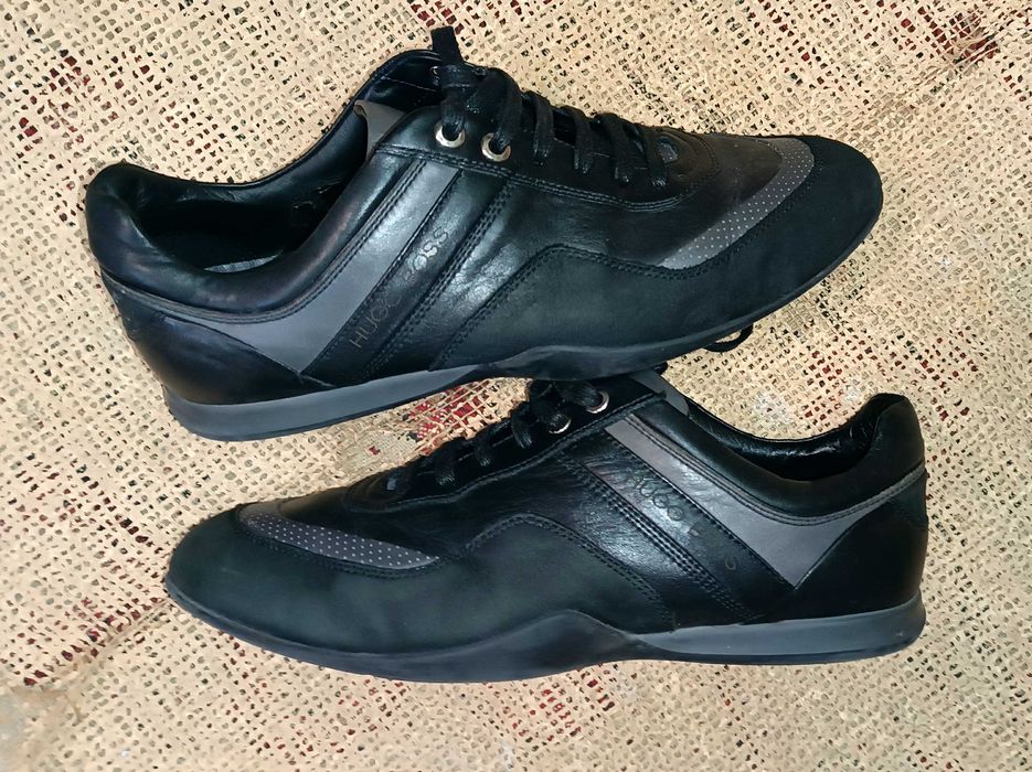 Кроссовки Hugo Boss Германия кожаные, замшевые 41-42 размер.
