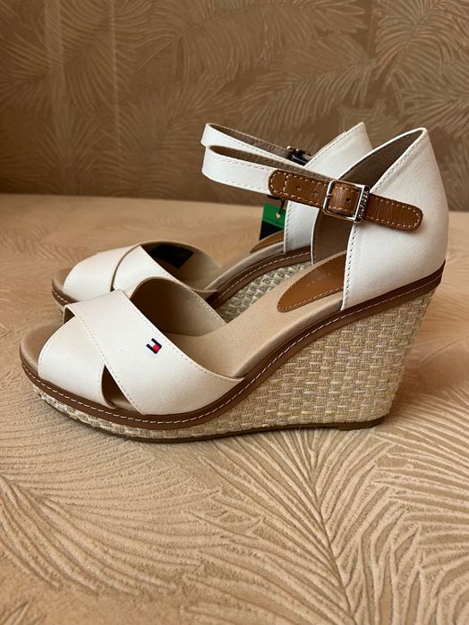 Białe espadryle Tommy Hilfiger