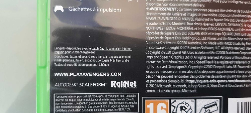 Marvel Avengers Dubbing PL xbox one / xbox series (Wymiana)
