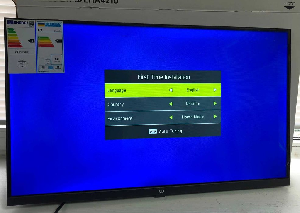 НОВИЙ! Недорогий LED Телевізор UD 32EHA4210 з вбудованим Т2 тюнер!