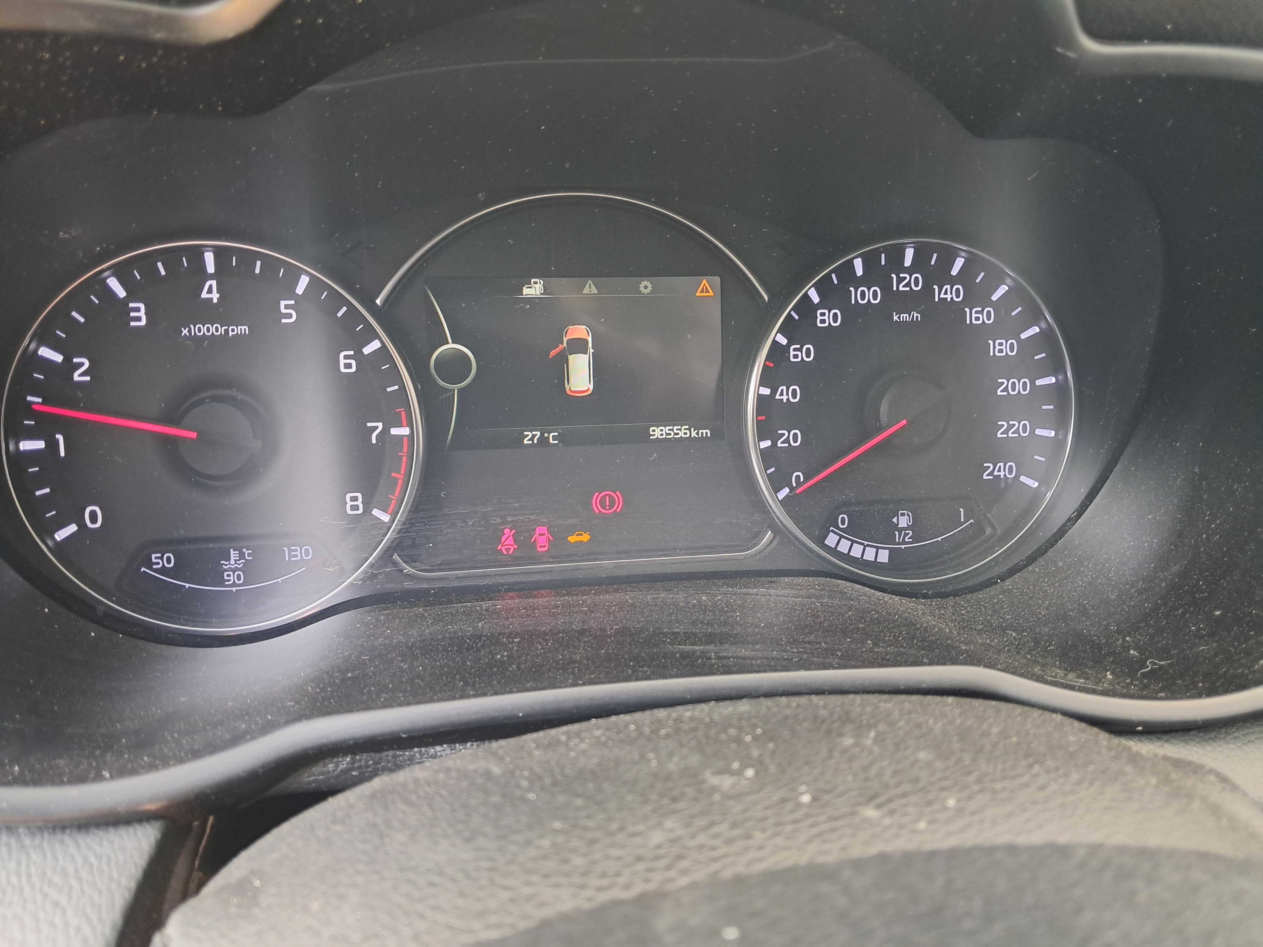 Kia carens 4 IV drzwi, konsola, poduszki, sanki, 1.6 gdi. Kolor 9h
