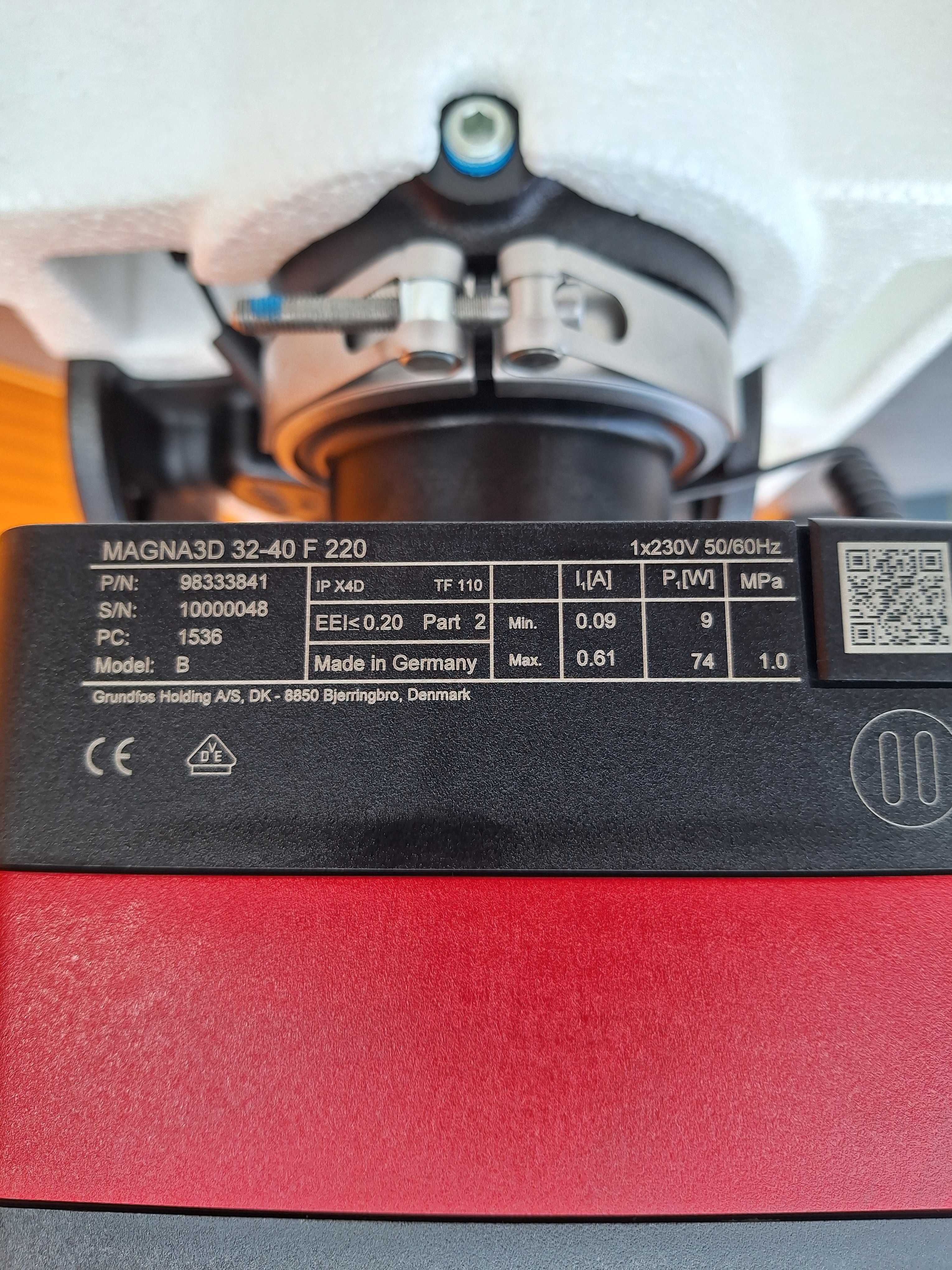 Pompa Wody Cyrkulacyjna Grundfos Magna3D 32-40 F 220 Obiegowa Podwójna