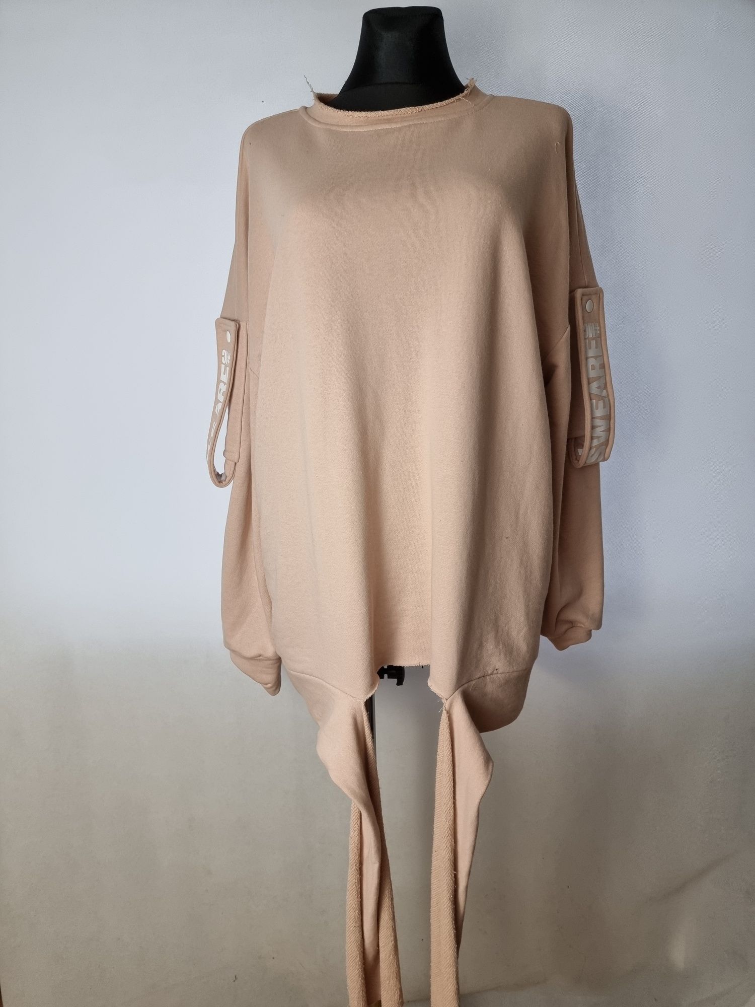 137 Bluza damska Miss City puder/beż r.uni od XL do 4XL Melekmonika85