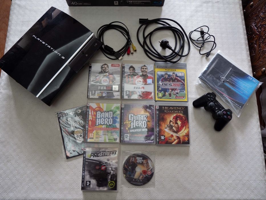 Playstation 3 com Jogos variados