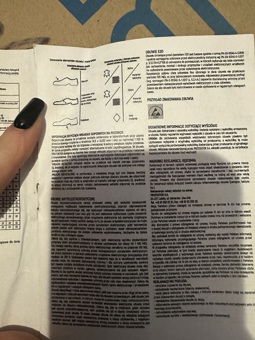 Trzewiki Robocze CONSTRUCT 851 Protektor Czarne S3