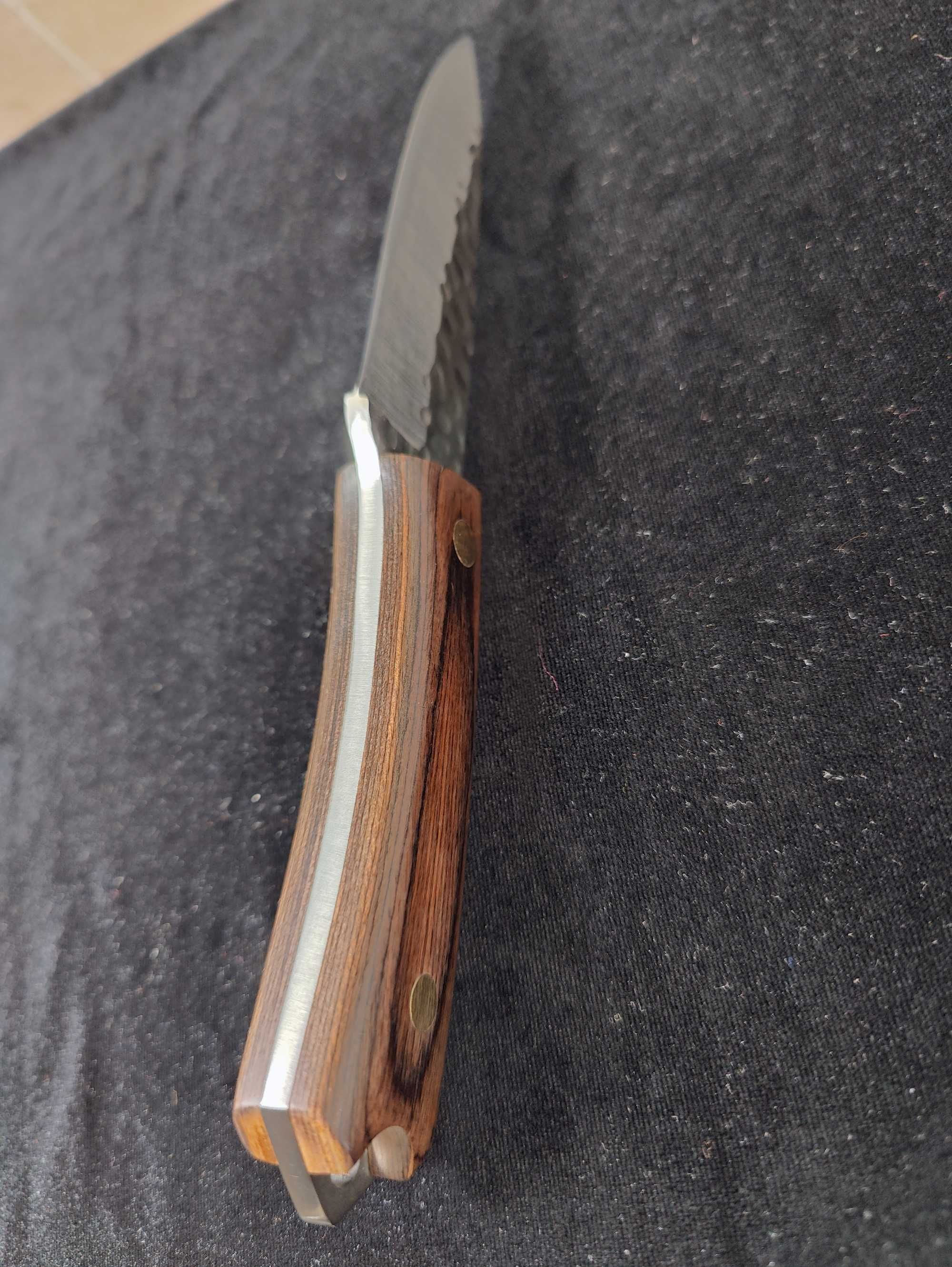 Кухонный  Нож из кованной нержавеющей стали Толщиной 4мм