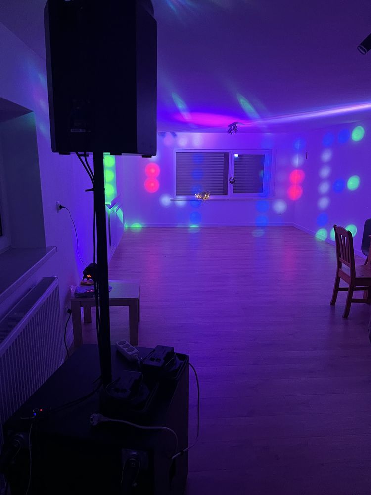 Wynajem zestaw nagłośnienia głośniki subwoofer oswietlenie PAR LED dym