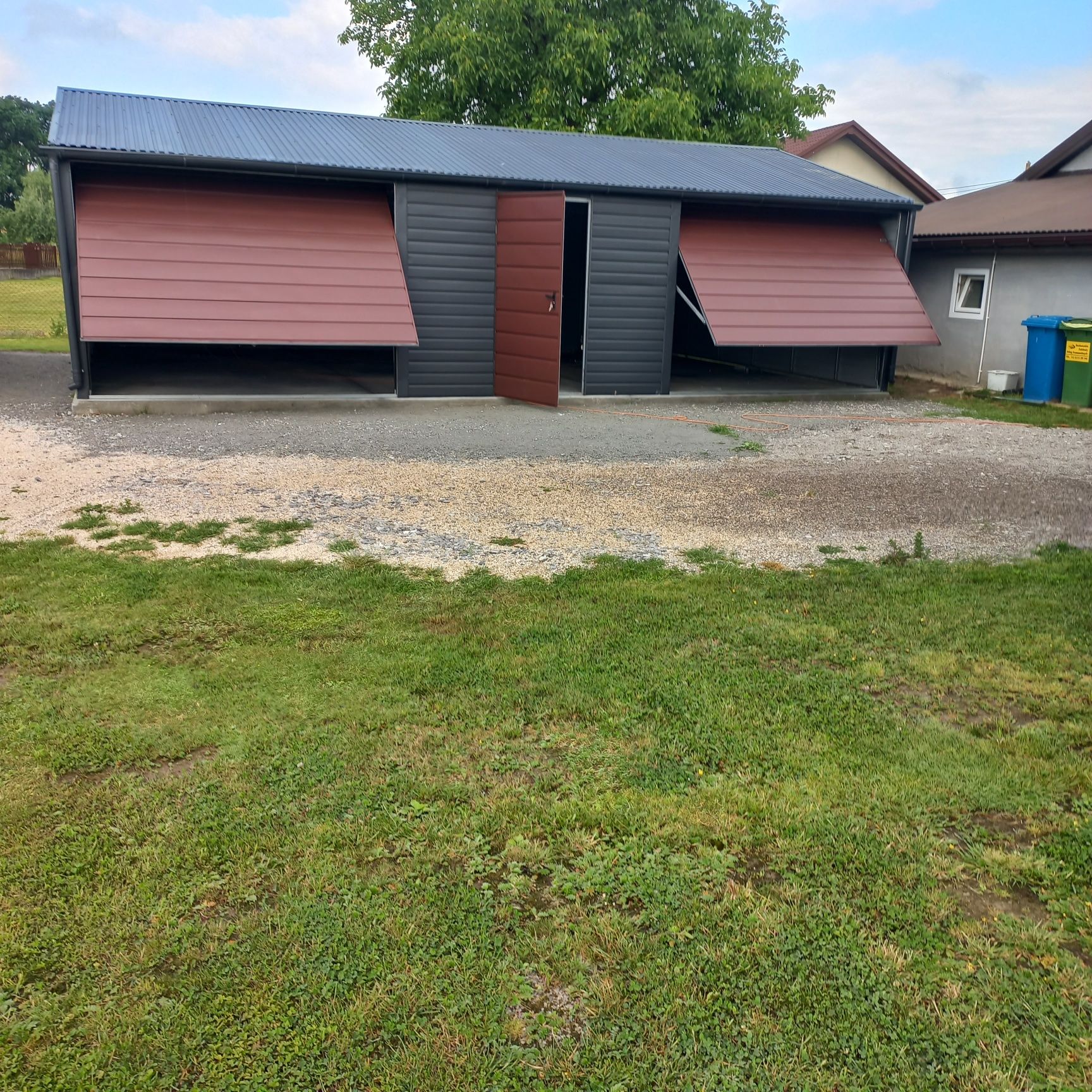 Garaż blaszany 6x6 filc pod blachę dachową GRATIS