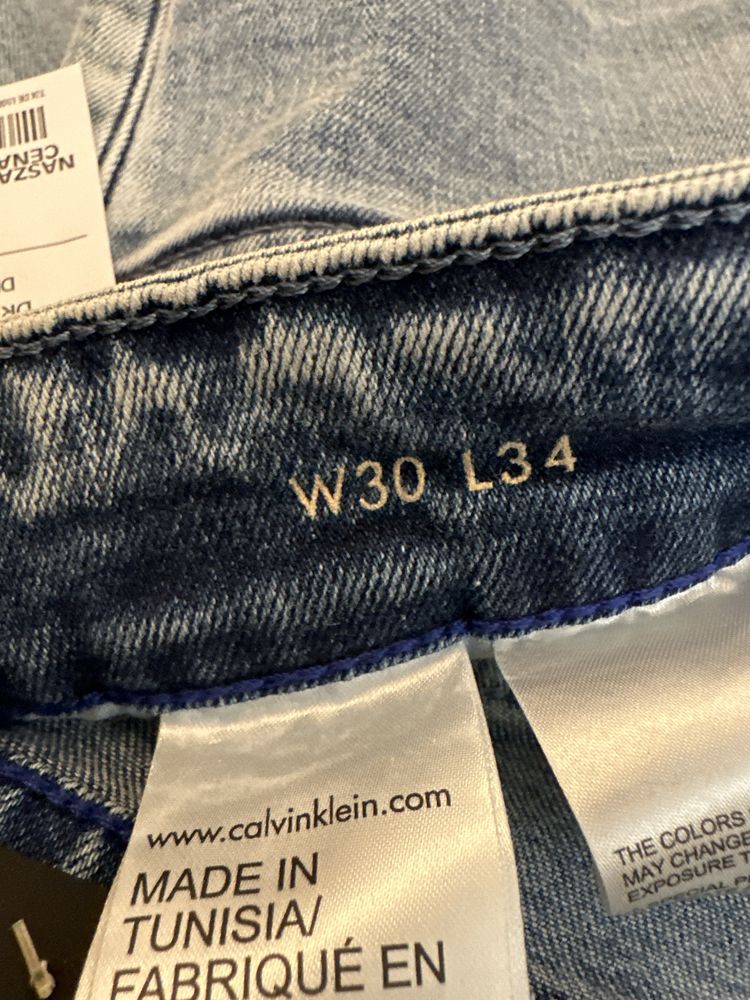Spodnie jeans Calvin Klein Jeans roz.W30 L34