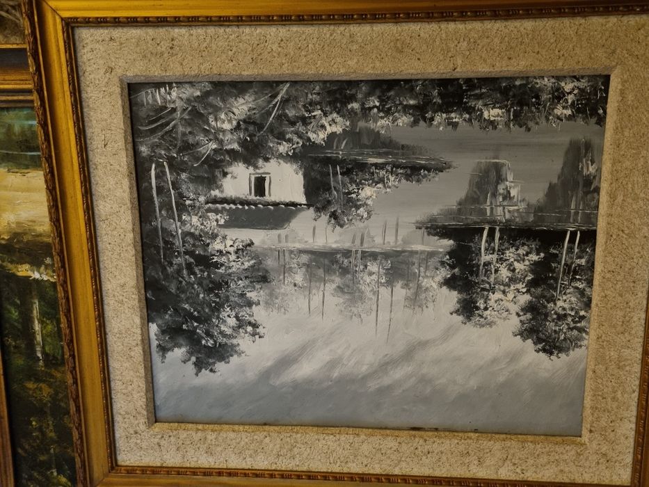 Pintura a óleo 80x60 F Viana