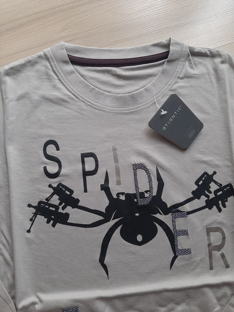 Koszulka męska, t-shirt, bluzka Atlantic, rozmiar S, spider