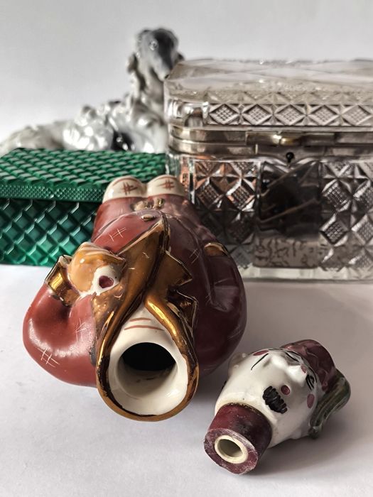 Piękna stara ceramika Zagórski i syn karafka