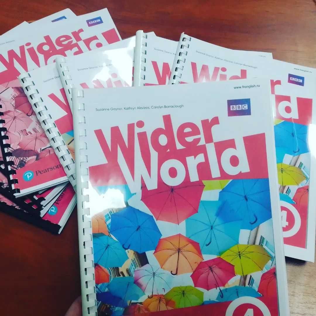 Wider World - Starter, 1, 2, 3, 4 - популярні книги з англійської мови
