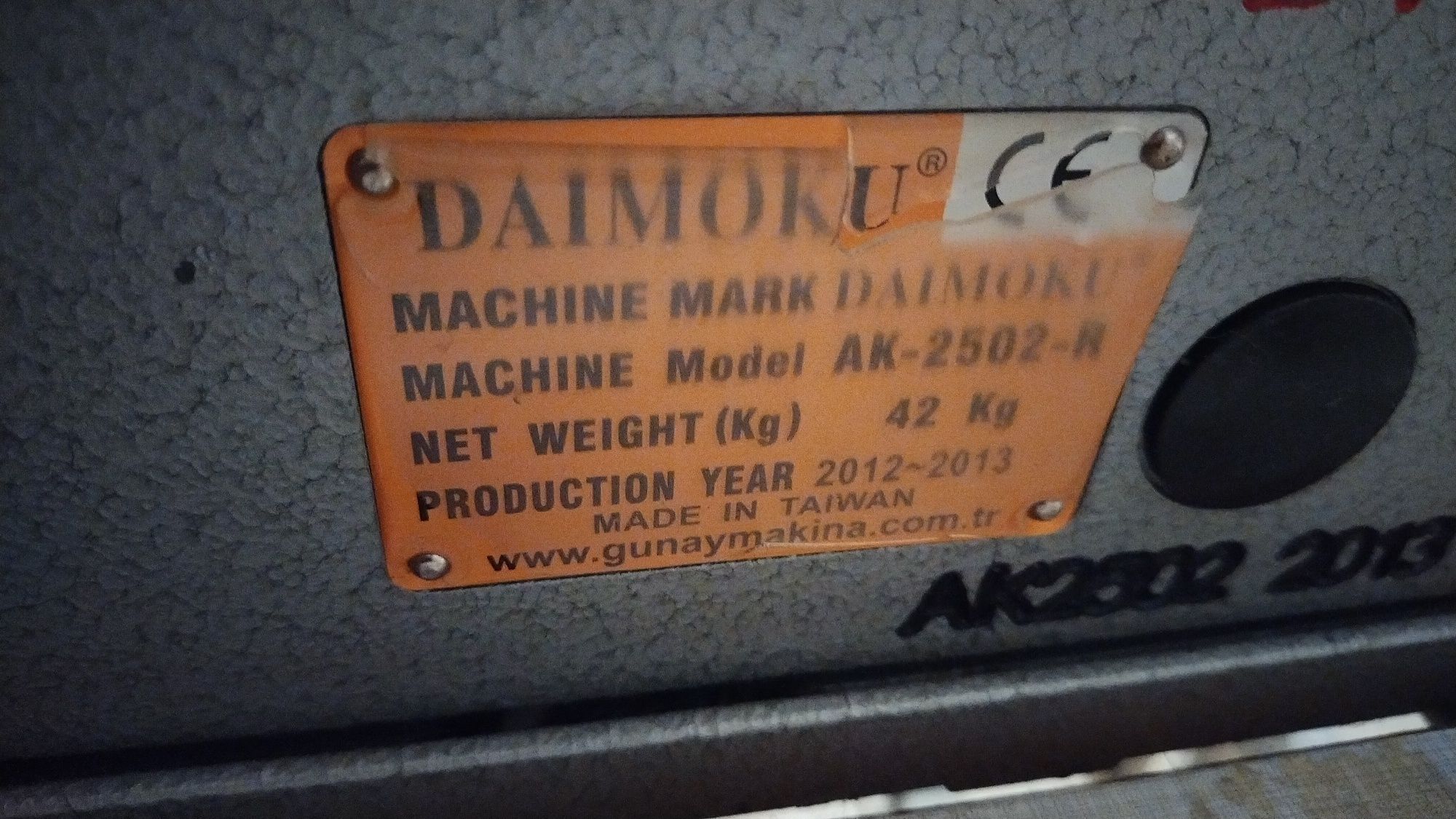 Maszyna do dywanów DAIMOKU AK-2502-R jak nowa!