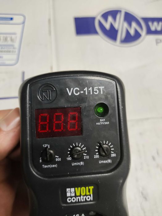 Реле напрежения VC-115T, автомат защиты (однофазное реле напрежения)